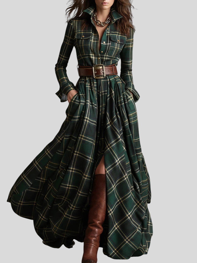 Giulietta – Ternet Maxi Skjortekjole