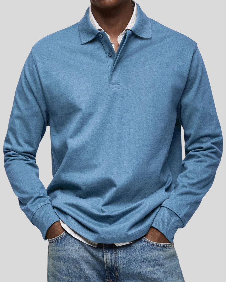 Marconelli – Luksuriøs Polo med Lange Ærmer