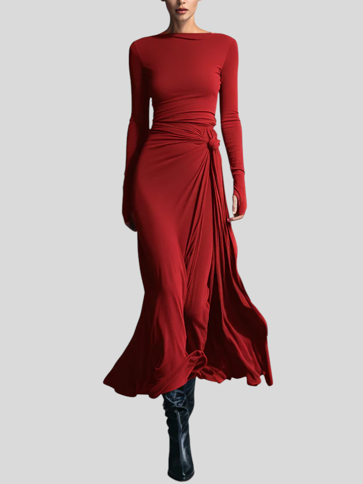 Vittoria – Maxikjole med Sidedetalje