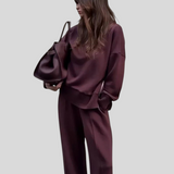 Serena – Matchende Sweatshirt-Sæt Med Løs Pasform