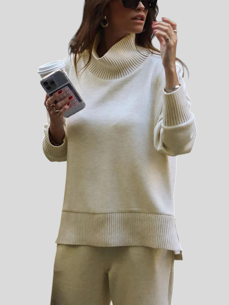 Serena – Matchende Sweatshirt-Sæt Med Løs Pasform