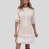 Gaëlle – Strikket Kjole-Pullover