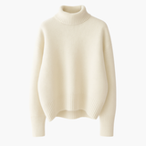 Grazia – Blød Striktrøje Med Høj Krave