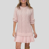 Gaëlle – Strikket Kjole-Pullover