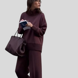 Serena – Matchende Sweatshirt-Sæt Med Løs Pasform