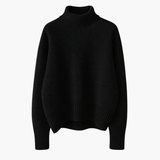 Grazia – Blød Striktrøje Med Høj Krave