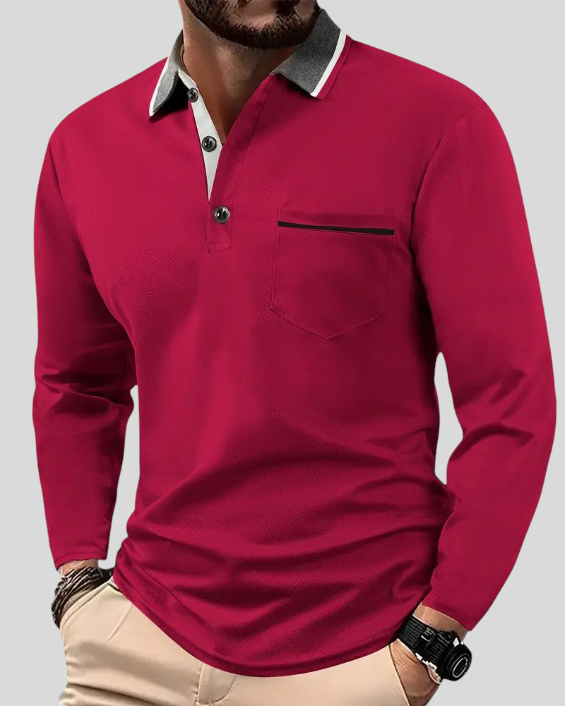 Camiel – Klassisk Langærmet Polotrøje