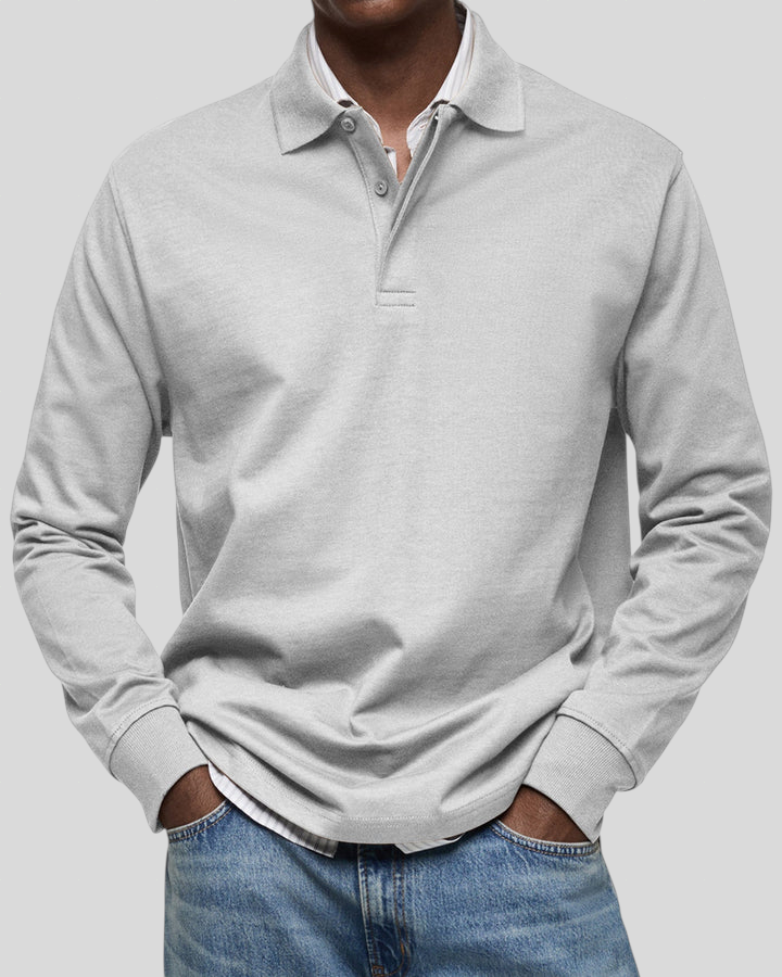 Marconelli – Luksuriøs Polo med Lange Ærmer