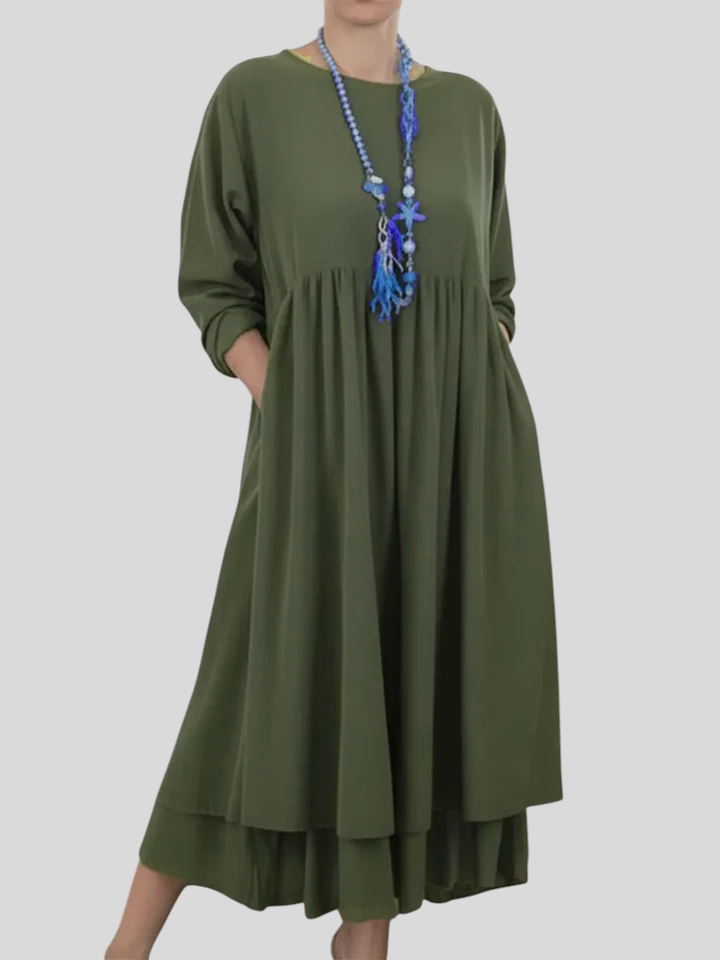 Melvaria - Afslappet Midikjole