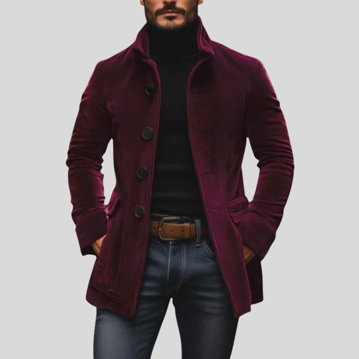 Davide – Ribbet Fløjlsjakke