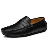 Afslappede Læder Sommer Loafers