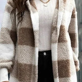 Alberte | Rutete Hættetrøje