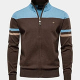 Anders™ | Strikcardigan med Lynlås