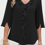Andrea | Sort Bluse