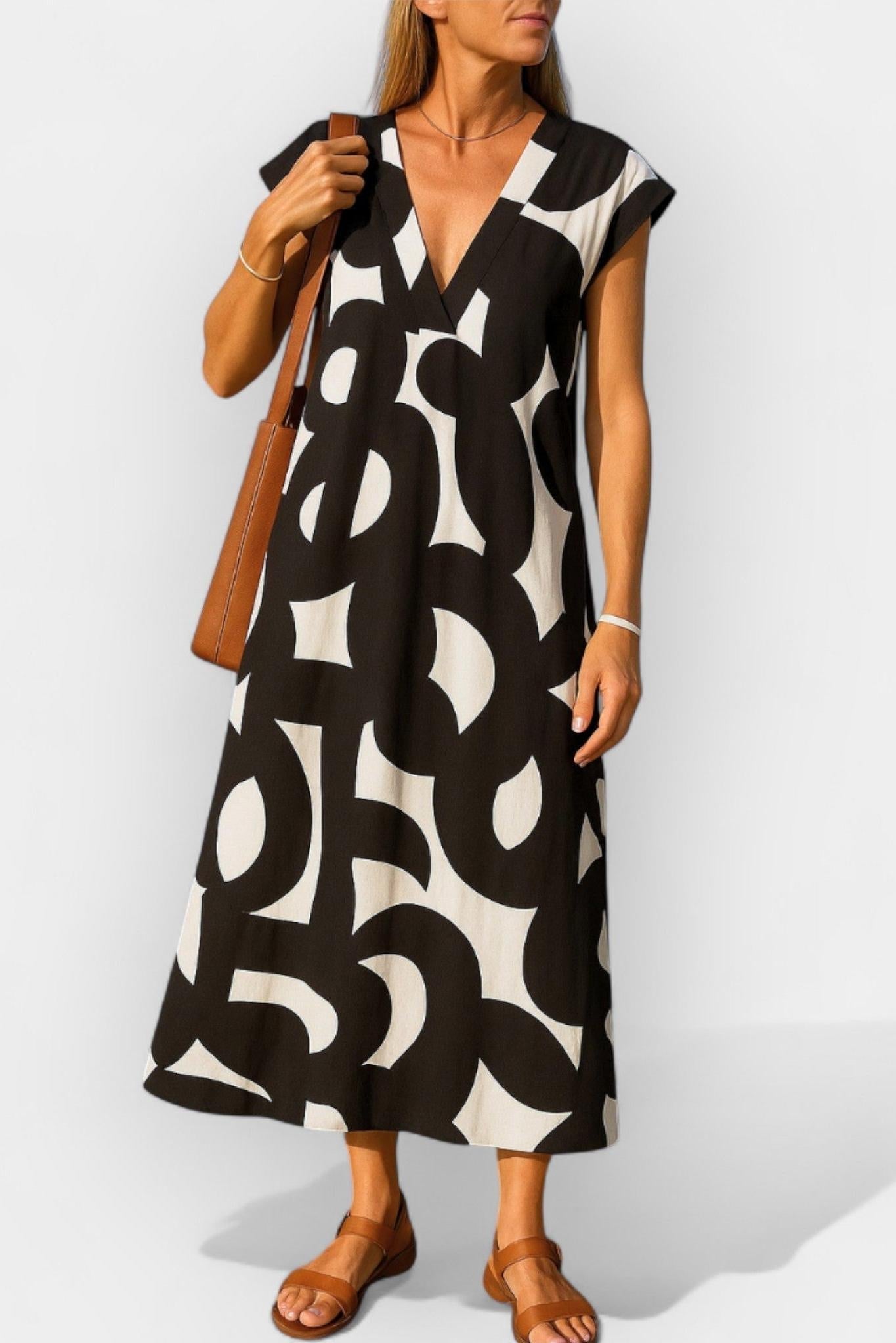 Camilla | V-hals kjole