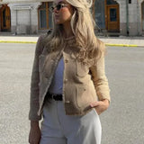 Cecilie | Beige Frakke