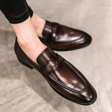 Chic Læder Loafers
