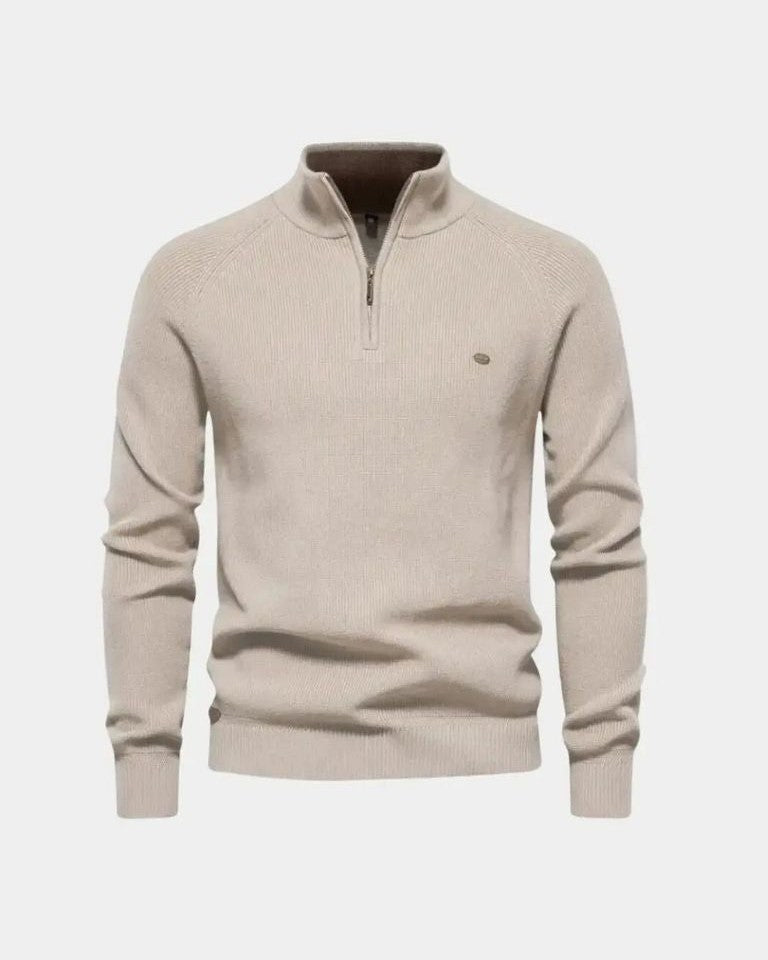 Christian™ | Sweater med Lynlås