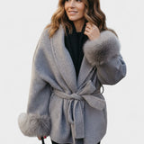 Dagmar™ | Elegant frakke med økopels