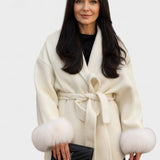 Dagmar™ | Elegant frakke med økopels