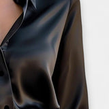 Ellen | Satin skjorte