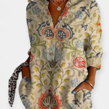 Frida | Blomsterprint skjorte