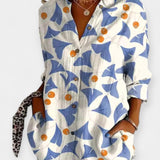 Frida | Blomsterprint skjorte