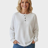 Helle™ | Vaffelstrikket Hyggetrøje