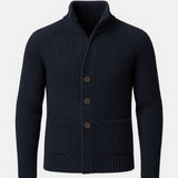 Henrik™ | Strikjakke med Knapper