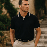 Jesper™ | Noir V-hals Polo