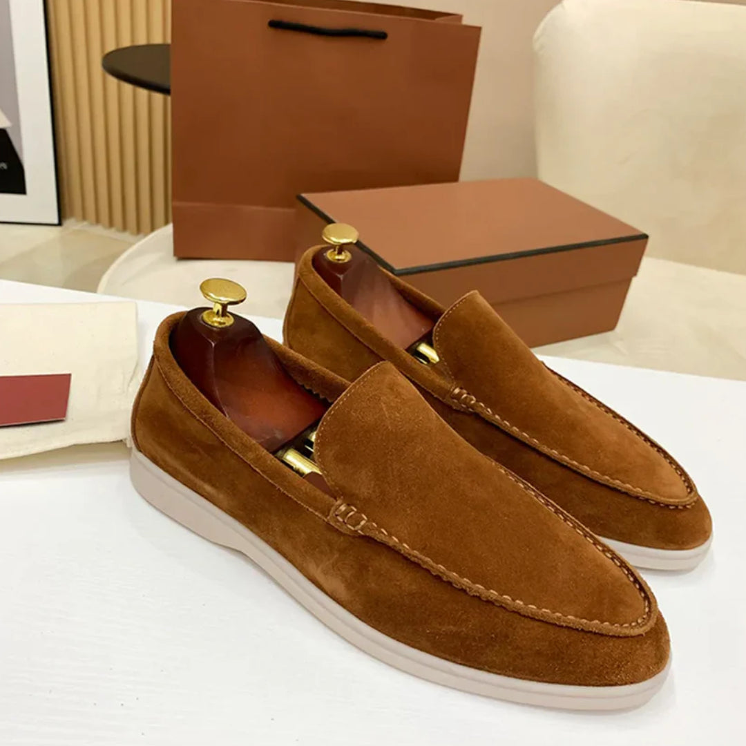 Klassiske Suede Loafers