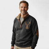 Kasper™  - Stilfuld zip-trøje