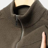 Magnus™ | Cashmere Trøje med Lynlås