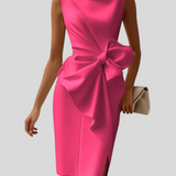 Olga – Kjole Med Sløjfe