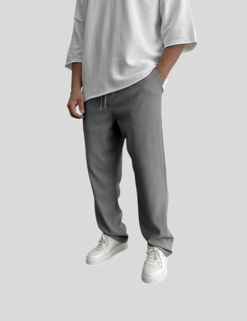 Jake – Afslappede Bukser Med Ribstruktur