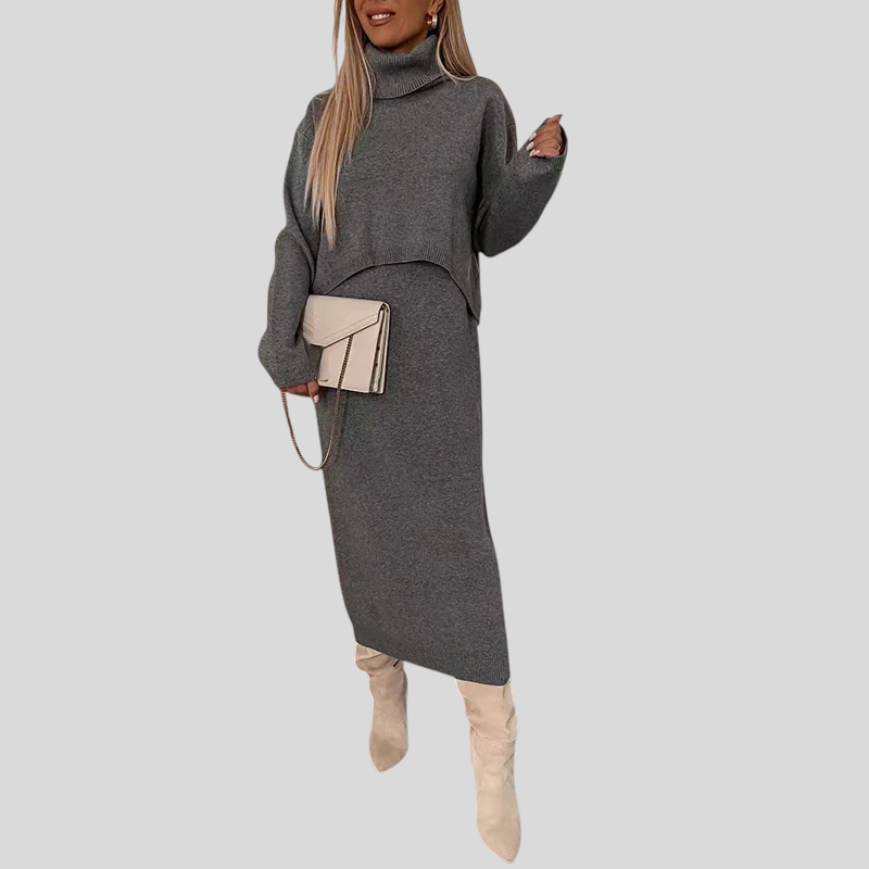 LayerLuxus – Eksklusivt Vintersæt Med Elegant Udtryk