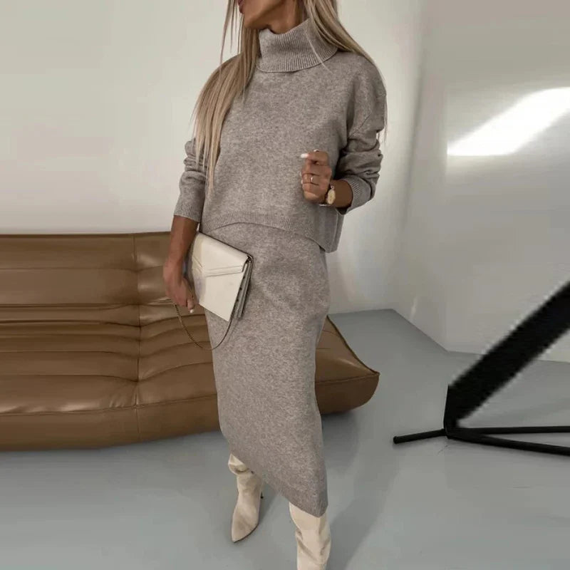 LayerLuxus – Eksklusivt Vintersæt Med Elegant Udtryk