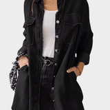 Sidsel | Denim skjortekjole