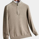 Vilhelm™ | Basis Pullover med Halvzip