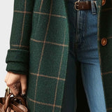 Fiona™ | Elegant tweedfrakke i ternet mønster