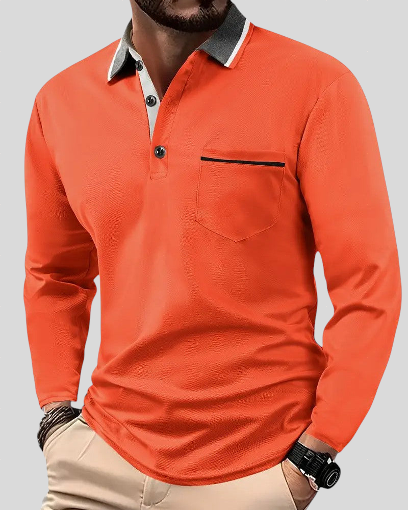 Camiel – Klassisk Langærmet Polotrøje