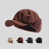 Alva – Ribstrikket Hue Med Øreklapper