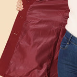 Helena – Damevinterfrakke Med Én Knap