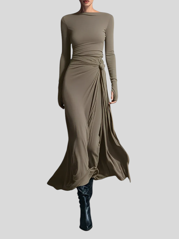 Vittoria – Maxikjole med Sidedetalje